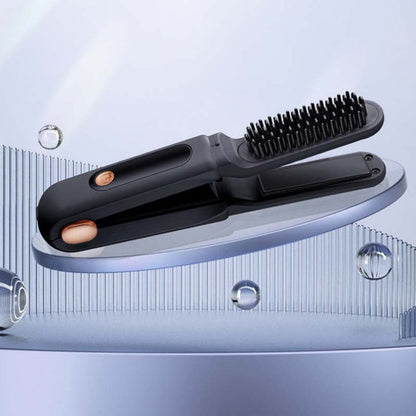 Lisseur et bigoudi portables 2 en 1