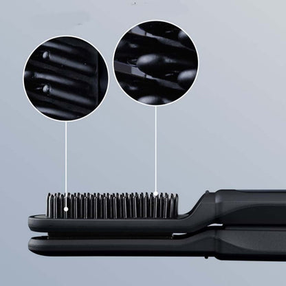 Lisseur et bigoudi portables 2 en 1