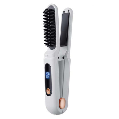 Lisseur et bigoudi portables 2 en 1