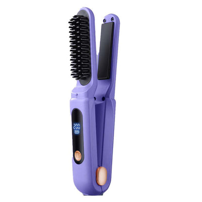 Lisseur et bigoudi portables 2 en 1