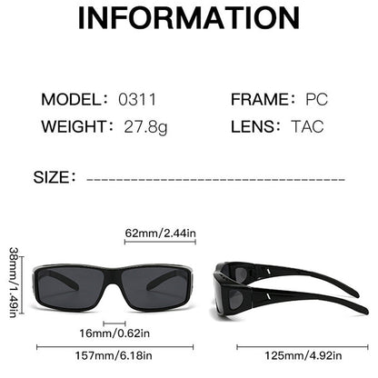 Lunettes de soleil polarisées mode unisexe