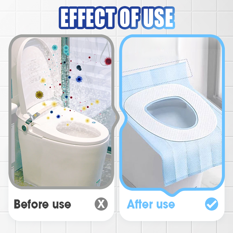 10 housses de siège de toilette imperméables jetables