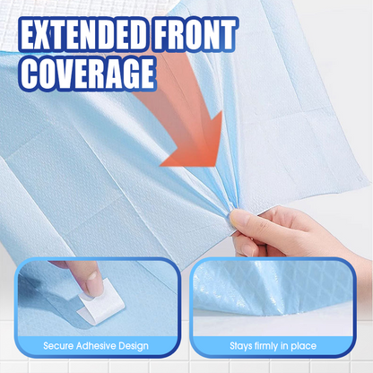 10 housses de siège de toilette imperméables jetables