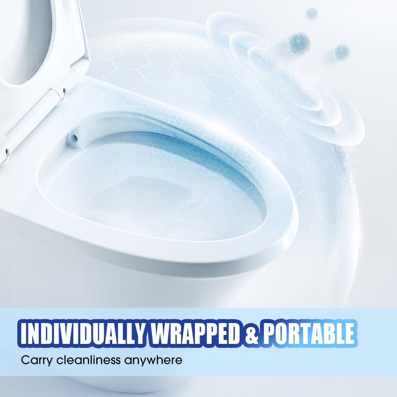 10 housses de siège de toilette imperméables jetables