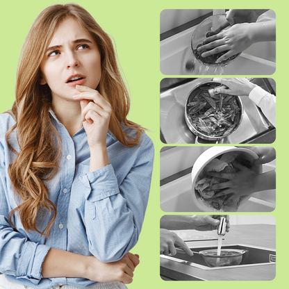 Multi-Functional Manual Salad Spinner for Vegetable & Fruit Washing