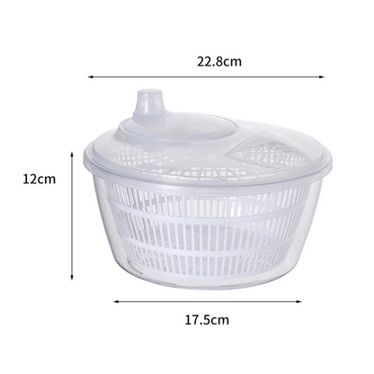 Multi-Functional Manual Salad Spinner for Vegetable & Fruit Washing