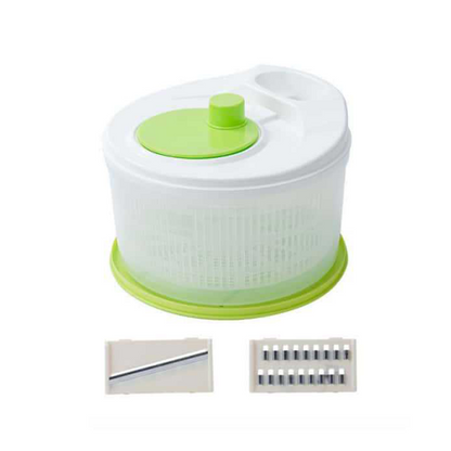 Multi-Functional Manual Salad Spinner for Vegetable & Fruit Washing