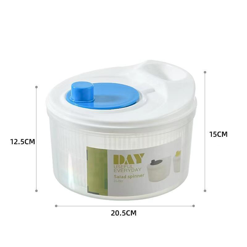 Multi-Functional Manual Salad Spinner for Vegetable & Fruit Washing
