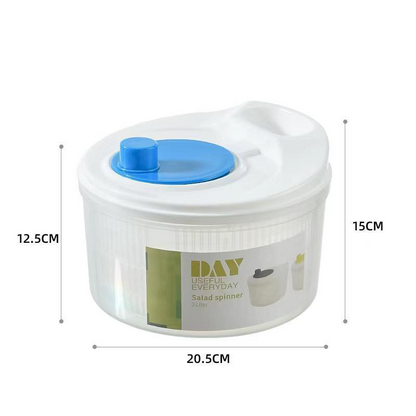 Multi-Functional Manual Salad Spinner for Vegetable & Fruit Washing