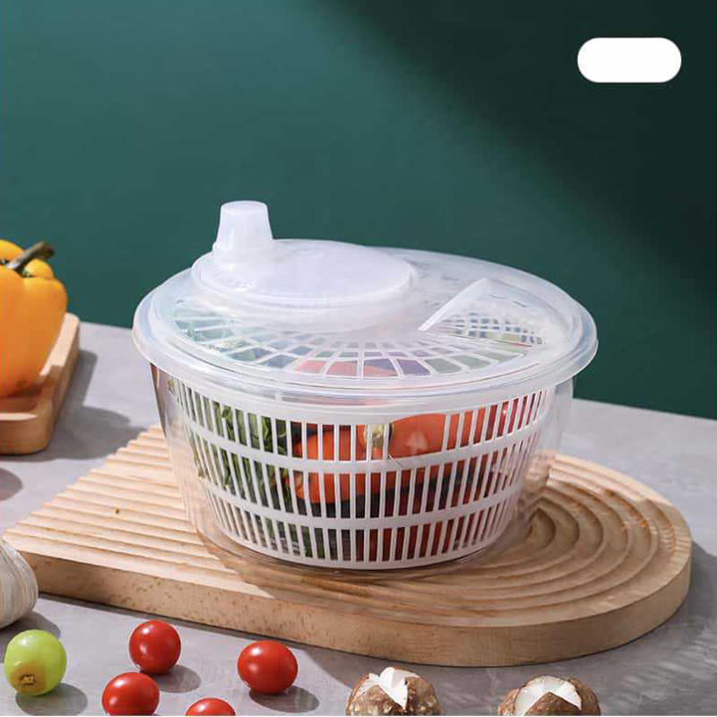 Multi-Functional Manual Salad Spinner for Vegetable & Fruit Washing