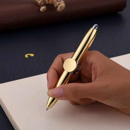 Stylo à bille rotatif anti-stress avec LED