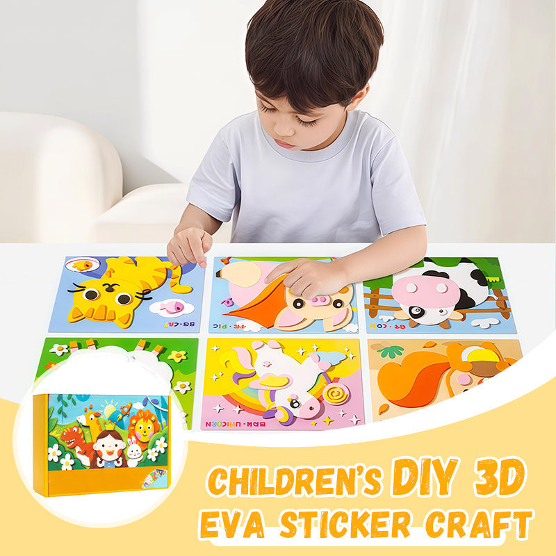 Autocollants DIY 3D en EVA pour enfants