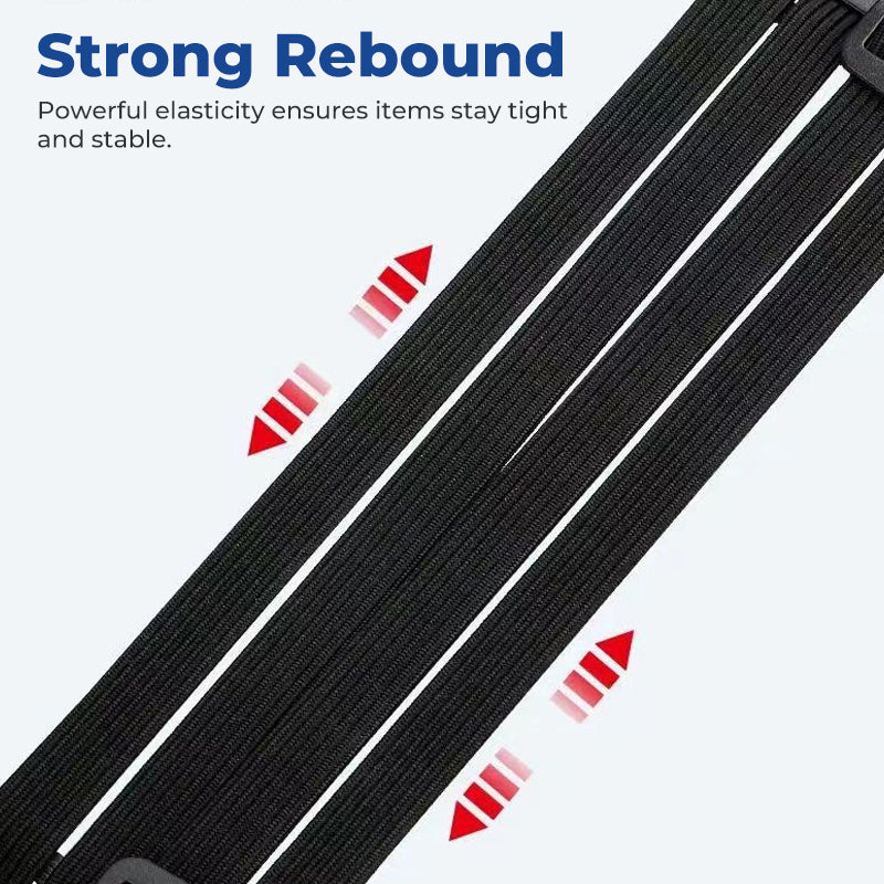 Corde à bagages universelle pour casque de moto avec 2 crochets