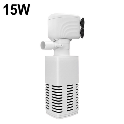 Filtre 3 en 1 pour aquarium – filtration, oxygénation et pompage de l'eau