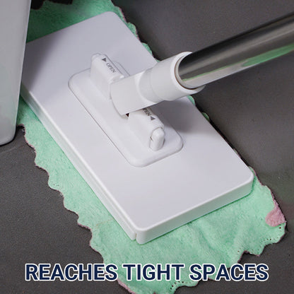 Balai-serpillère anti-poussière jetable avec 4 chiffons réutilisables