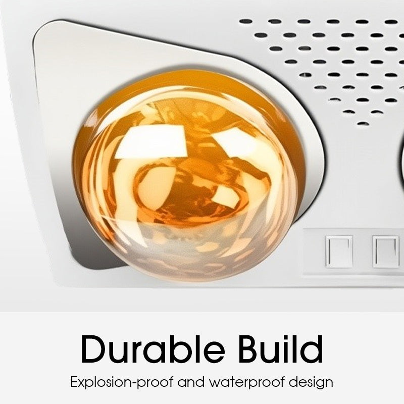 Ampoule chauffante murale pour salle de bain