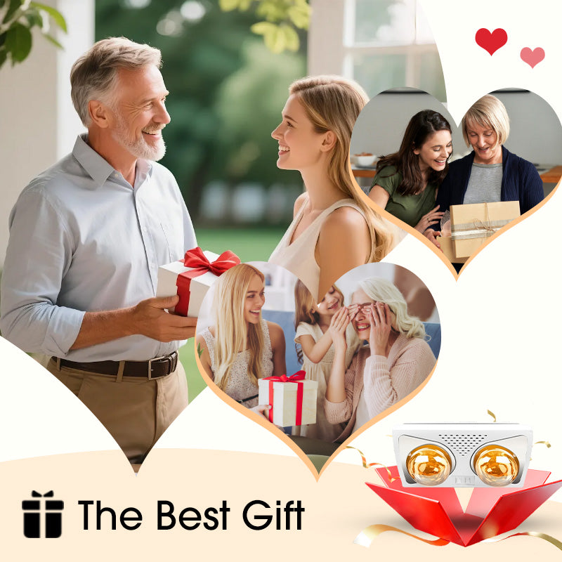 Ampoule chauffante murale pour salle de bain