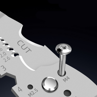 Stripper de fil pliable multifonction avec testeur de tension