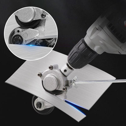 ⚡ 50% DE DESCONTO AGORA! ✨ Berbequim elétrico com cortador de chapa metálica - Ferramenta 3 em 1 para aço, alumínio e cobre com precisão guiada a laser 🔧💥