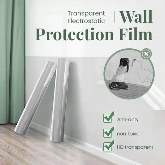 Film de protection murale électrostatique transparent