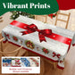 🎁Toalha de mesa estampada de Natal🌟Padrões elegantes + tecido premium, presente ideal para amantes de decoração de casa!