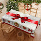 🎁Toalha de mesa estampada de Natal🌟Padrões elegantes + tecido premium, presente ideal para amantes de decoração de casa!