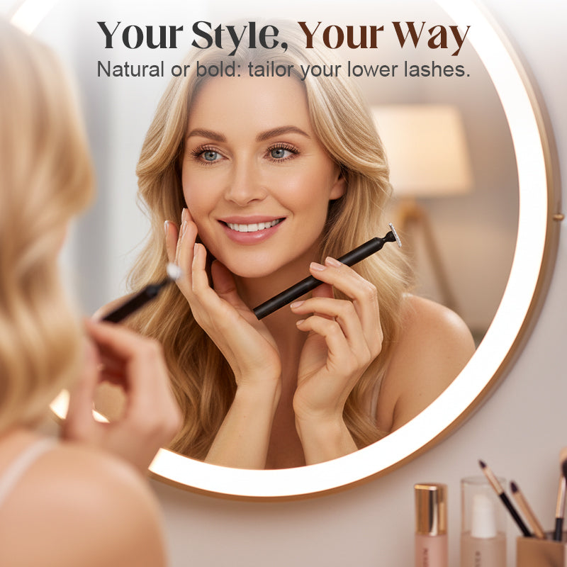 Eyeliner et tampon à cils imperméables 2 en 1