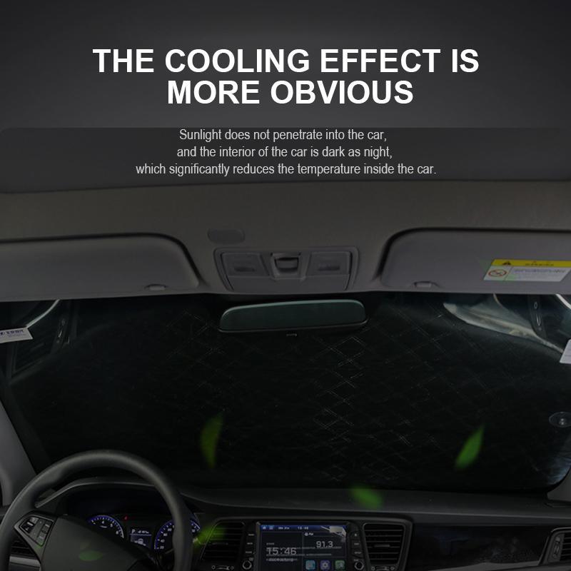 Couverture Magnétique Contre la Neige pour Pare-brise de Voiture