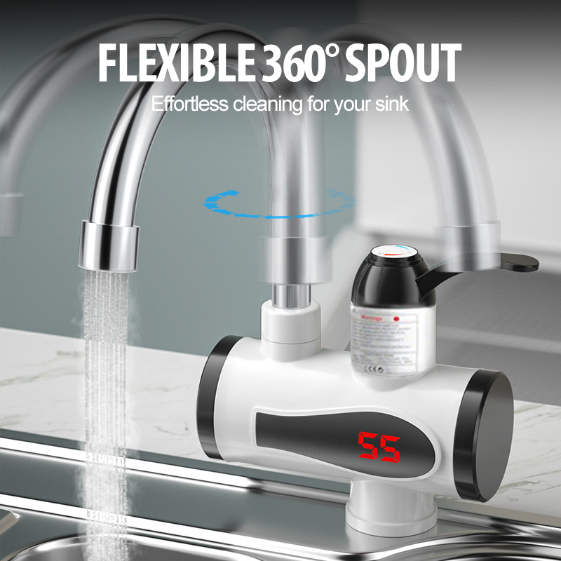 Robinet d'eau chaude électrique instantané sûr et pratique