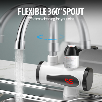 Robinet d'eau chaude électrique instantané sûr et pratique