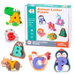 🎁 Poupe 50%! 🧩 Brinquedo de madeira com letras e animais – 26 peças, educativo e divertido ✨