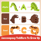🎁 Poupe 50%! 🧩 Brinquedo de madeira com letras e animais – 26 peças, educativo e divertido ✨