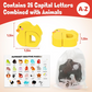 🎁 Poupe 50%! 🧩 Brinquedo de madeira com letras e animais – 26 peças, educativo e divertido ✨