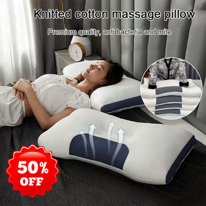 Almofadas Almofada para dormir Almofada ergonómica de alta qualidade com suporte contornado Adequada para um sono suave