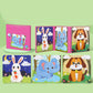 Livro de quebra-cabeças magnético infantil