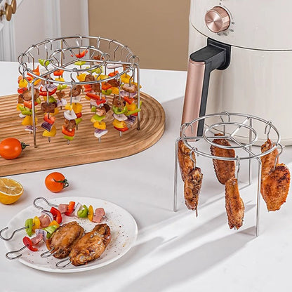 Conjunto de rack para assar fritadeira de ar multifuncional em aço inoxidável 316