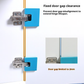 🚪 COMPRE 2 GANHE 3! ✨ EASY HINGE MATE – Ferramenta de instalação de porta ajustável, design universal para configuração rápida, inclui todos os adaptadores necessários 🔩🏠