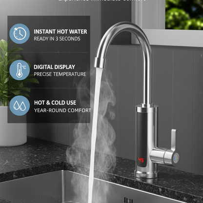 Torneira para aquecedor de água instantâneo sem tanque