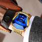 📢📢70 % OFF !!⏰Luxury Mens Racing Sport Rhombus Watch