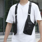 Bolsa tática masculina anti-roubo com vários bolsos e ombro duplo