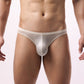 Cueca masculina com virilha baixa e bolsa pré-formada