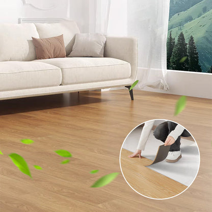 🧱 COMPRE 3 E GANHE 5 GRÁTIS! 🔥 (91 cm × 15 cm × 3 mm) 🏠 Ladrilhos autocolantes com padrão de madeira, autoadesivos, impermeáveis e de fácil instalação DIY 🌿