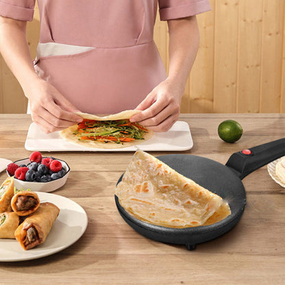 Panela elétrica antiaderente para crepes