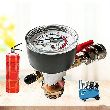 🔥50% DE DESCONTO🔥Adaptador de válvula para botijão de gás📊Regulação precisa da pressão 🛡️Seguro e à prova de explosão ⚡Ligação rápida
