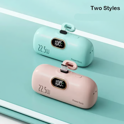 🔋 Novos produtos Oferta por tempo limitado ✨ Mini carregador portátil para telemóvel com 5000 mAh