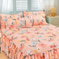 ⏰Ensemble de jupe de lit à volants 3 pièces🛏️