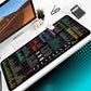 Tapete antiderrapante e resistente a manchas para secretária de escritório