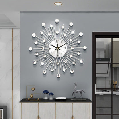 Relógio de parede criativo para decoração de sala de estar