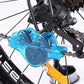 🚴‍♀️ Limpador de correntes de bicicleta - Kit de limpeza profunda com cabeça de escova reutilizável integrada 🔧💦