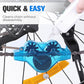 🚴‍♀️ Limpador de correntes de bicicleta - Kit de limpeza profunda com cabeça de escova reutilizável integrada 🔧💦